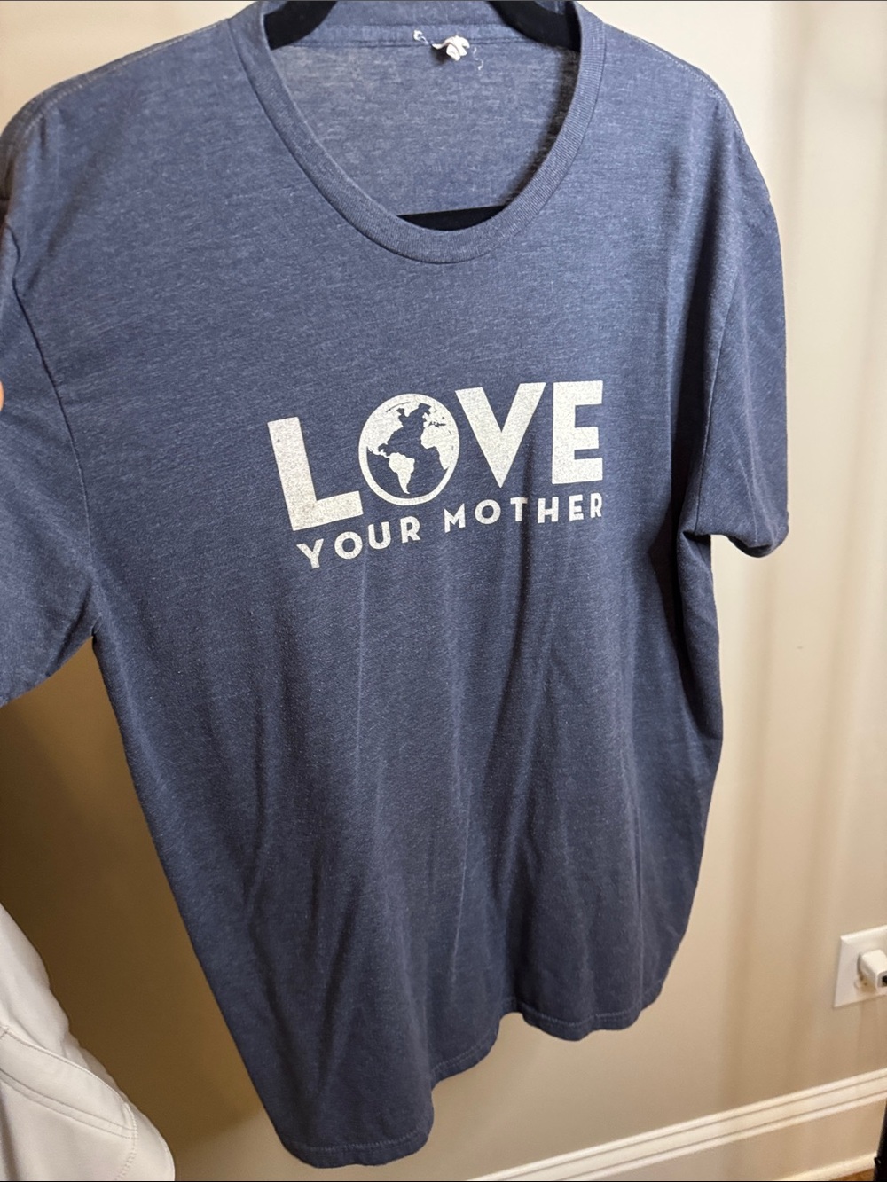 Love Your Mother Graphic Tee - Navy Blue Crewneck